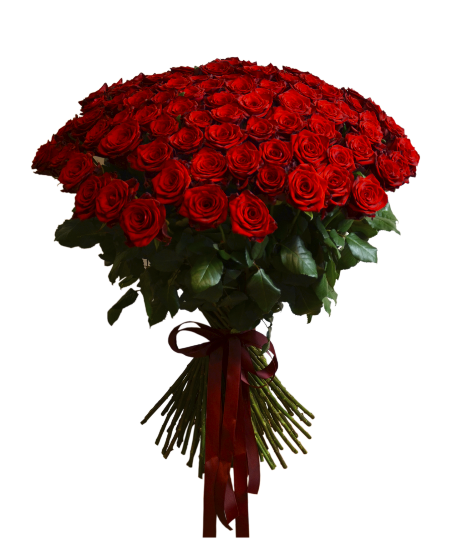 101 rožių puokštė - Gėlių pristatymas Vilniuje