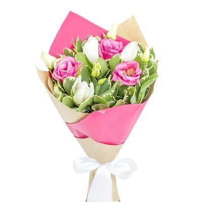 Eustomų puokštė - Gėlių pristatymas Vilniuje